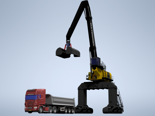 MultiDocker MH6015 Heavy-Duty Material Handler MultiDocker MH6015 heavy-duty material handler based on Caterpillar 6015